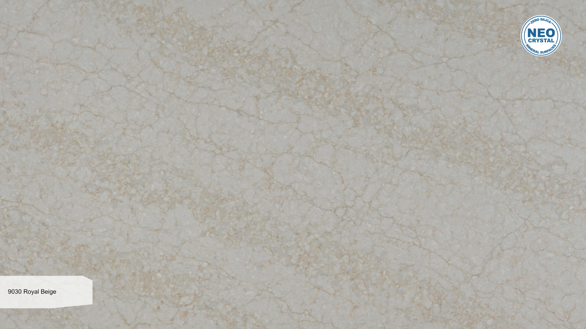 Avant Quartz Royal Beige – vzorka dosky z kremenného kompozitu, elegantný béžový odtieň. Studio Impala.